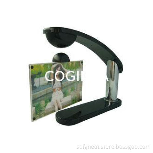 Desktop Floating Photo Frame With Custom Logo , 10x15cm Mag